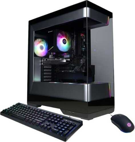 Rent to own CyberPowerPC - Gamer Master Gaming Desktop - AMD Ryzen 5 5500 - AMD Radeon RX 9050 4GB - 8GB DDR4 - 500GB PCIe 4.0 SSD - Black