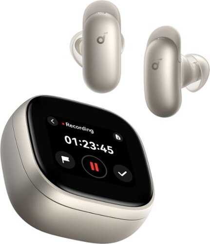 Rent to own Anker - Soundcore Liberty 5 Pro Max Noise Cancelling Earbuds with AI-Note Taker Case - Gold