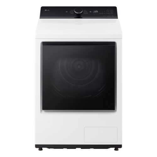 Rent to own LG - 7.3 Cu. Ft. Smart Ventless Electric Dryer with Heat Pump and AI Sensing - Alpine White