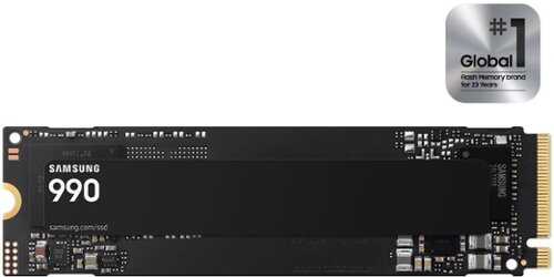 Rent to own Samsung - Internal SSD 990 1TB, Read/Write Speeds Up to 7,250/6,450 MB/s (MZ V9V2T0B/AM)