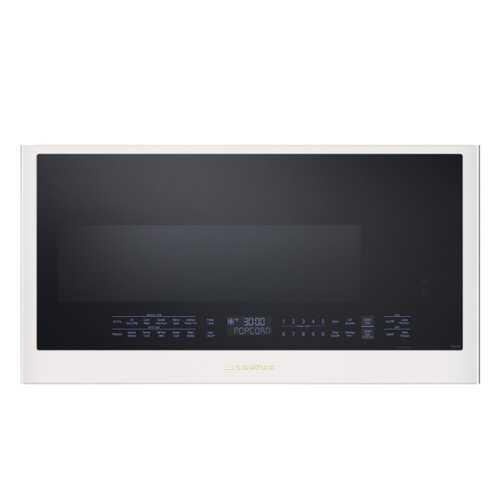 Rent to own LG - SIGNATURE 1.7 Cu. Ft. Convection Over-the-Range Smart Microwave with Sensor Cooking, Air Fry and Air Sous Vide - Essence White