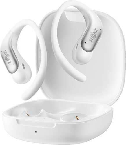 Rent to own Shokz - OpenFit Air 2 Open-Ear True Wireless Bluetooth Earbuds - White