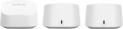Rent to own eero - 6+ mesh wifi system, 3 pk - White