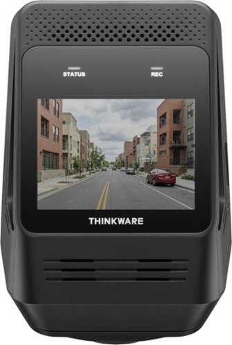 Rent to own THINKWARE - ARC800 4K UHD Front and Full HD Rear Dash Cam with Built-In GPS and Wi-Fi, Compatible with iOS and Android - Black
