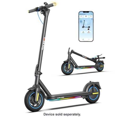 Rent to own 5th Wheel - AURAPRO Foldable Electric Scooter w/ 20 mi Max Range and 20 mph Max Speed - Black