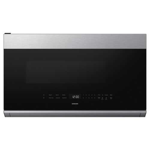 Rent to own Samsung - 2.1 cu. ft. Smart Over-the-Range Microwave with Dual Vent Technology - Stainless Steel