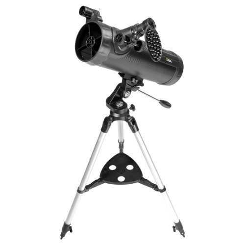 Rent to own National Geographic - 114mm Reflector Telescope with APP - Black