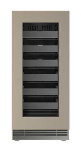 Rent to own U-Line - 15"W. 2.8 Cu.Ft. Built-In Wine Refrigerator-Panel Ready Frame w.Glass - Custom Panel Ready