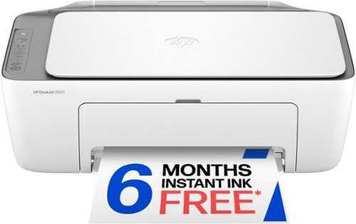 Rent to own HP - DeskJet 2923 Wireless All-in-One Inkjet Printer, Scanner, Copier, AI-Enabled with 6 Months of Instant Ink - White