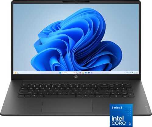 Rent to own HP - OmniBook 3 - 17.3" Full HD Laptop - Intel Core 3 304 (2026) - 8GB Memory - 256GB SSD - Mica Silver