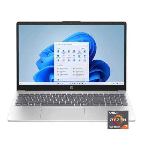 Rent to own HP - 15.6" Full HD Touchscreen Laptop - AMD Ryzen 7 (2023) - 16GB Memory - 512GB SSD - Natural Silver