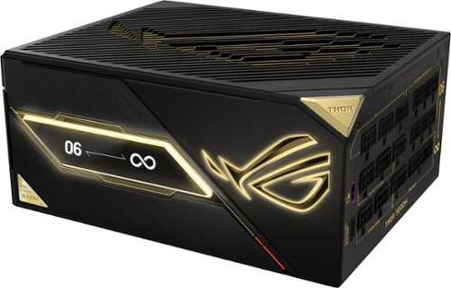 Rent to own ASUS - ROG Thor 3000W 80 Plus Titanium Fully Modular ATX 3.1 PCIe 5.1 Power Supply with Dual-Voltage Adaptive Design - 20th Edition