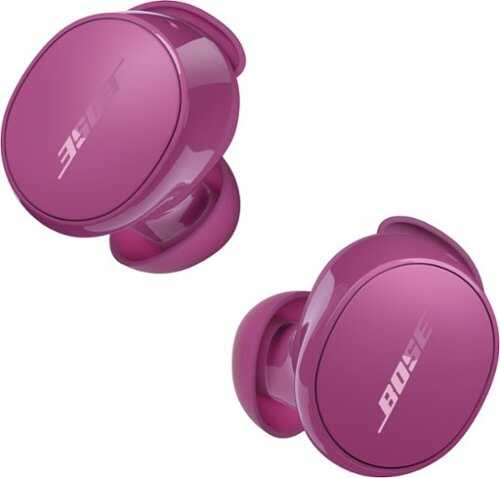 Rent to own Bose - QuietComfort True Wireless Noise Cancelling In-Ear Earbuds - Rosewood Mauve