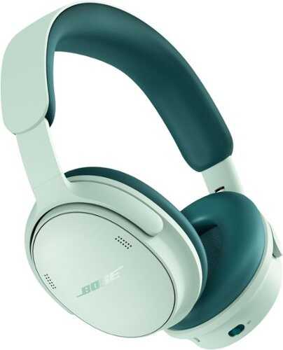 Rent to own Bose - QuietComfort Headphones (2nd Gen) - Wireless, Over Ear, Active Noise Cancelling, Immersive Audio, USB-C Charging - Dewdrop Mint