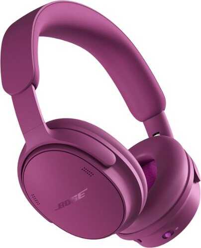 Rent to own Bose - QuietComfort Headphones (2nd Gen) - Wireless, Over Ear, Active Noise Cancelling, Immersive Audio, USB-C Charging - Rosewood Mauve