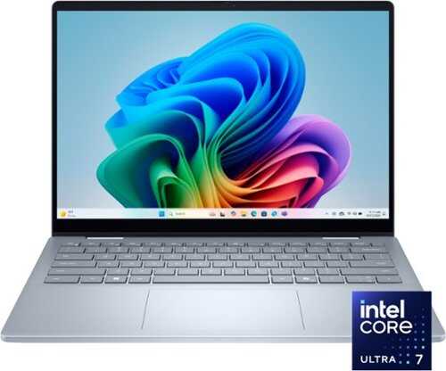 Rent to own Dell - Plus 14" 2K 2-in-1 Laptop - Intel Core Ultra 7 Series 2 256V 2026 - 16GB Memory - 512GB Storage - Copilot+ PC - Ice Blue