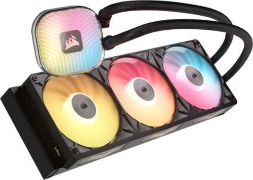 Rent to own CORSAIR - iCUE LINK TITAN II 360 RX RGB Liquid CPU Cooler - Black