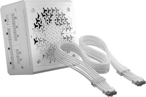 Rent to own CORSAIR - RM1000e ATX 3.1 Low-Noise ATX Power Supply with ThermalProtect 12V-2x6 Cable - White