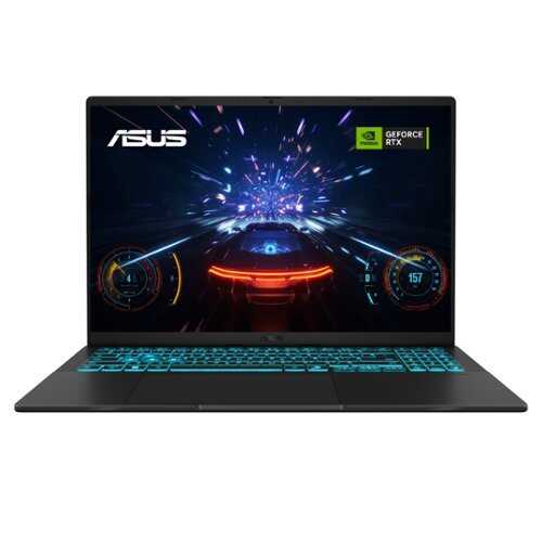 Rent to own ASUS - V16 16" 2K Gaming Laptop - Intel Core 7 Processor 240H with NVIDIA GeForce RTX 5050 - 8GB Memory - 512GB SSD - Black