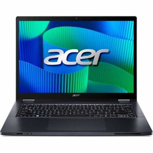 Rent to own Acer - TravelMate P4 Spin 14 TMP414RN-54 2-in-1 14" IPS LCD 1920 x 1200 (WUXGA) Touch Screen Laptop-Intel Core Ultra 5-512 SSD - Blue