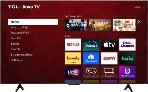 Rent to own TCL - 55" Class Q6LR Series 4K UHD HDR QLED Smart TV with Roku TV (2026)