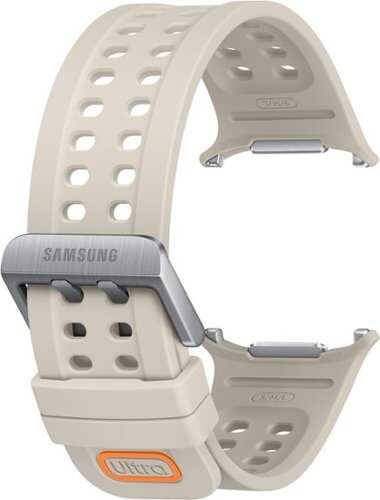 Rent to own Samsung - Marine Band for Galaxy Watch Ultra and Galaxy Watch Ultra2 M/L - Mocha