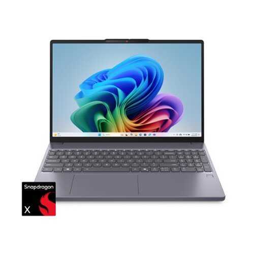 Rent to own Lenovo - IdeaPad Slim 3x 15.3" 2k Touchscreen Laptop - Snapdragon X 2025 - 8GB Memory - 256GB Storage - Luna Grey