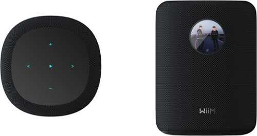 Rent to own WiiM - Sound Smart Speaker w/ 1.8″ Touch Display, Hi‑Res 24‑bit/192 kHz, AI RoomFit - Black