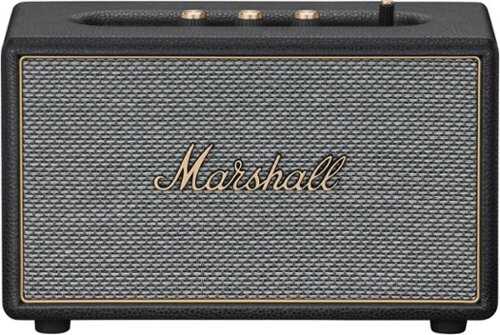 Rent to own Marshall - Acton IV Bluetooth Home Speaker with Volume / Bass / Treble Controls and 3.5 mm Auxilary / RCA Inputs - Black