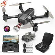Rent to own Holy Stone HS440 Drone with 1080P Camera for Adults Foldable FPV RC Quadcopter Drone with Auto Hover, Gravity Sensor and 2 Batteries for Play Outdoor