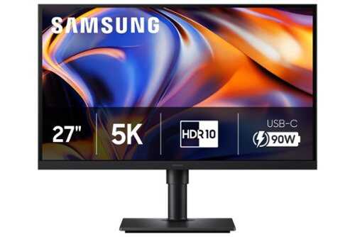 Rent to own Samsung - 27" ViewFinity S8 (S80HF) 5K UHD High Resolution Monitor with USB-C and Ergonomic Stand (HDMI, USB-C, DP) - Black