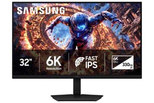 Rent to own Samsung - 32" Odyssey G8 (G80HS) IPS Dual Mode (6K UHD 165Hz, 3K 330Hz), 1ms, NVIDIA G-sync & AMD FreeSync Gaming Monitor - Black