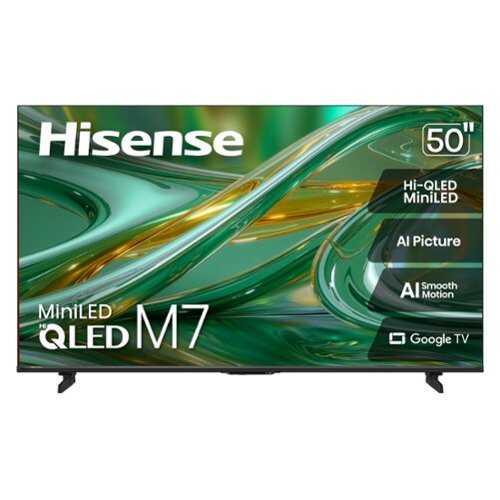 Rent to own Hisense - 50" Class M7 MiniLED Series Hi-QLED 4K UHD Smart Roku TV (2026)