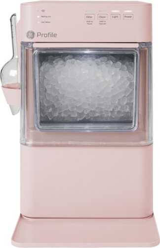 Rent to own GE Profile - Opal Mini Countertop Nugget Ice Maker, 36 lb Daily Ice Production - Peony Pink