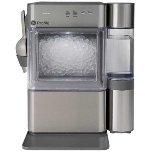 Rent to own GE Profile - Opal Mini Pro+ Countertop Nugget Ice Maker with Side Tank, 36 lb Daily Ice Production - Stainless Steel