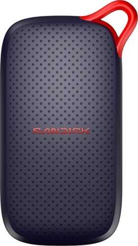 Rent to own SANDISK - 500GB Portable SSD speeds up to 1000 MB/s, up to 2-meter drop protection - Black