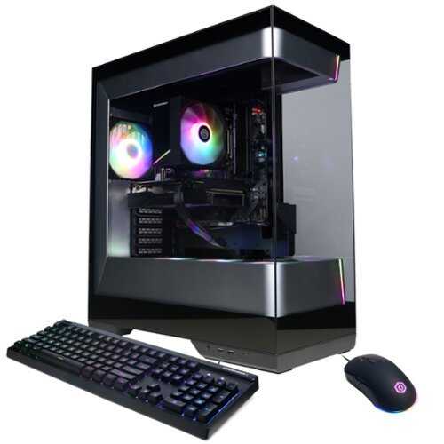 Rent to own CyberPowerPC - Gaming Desktop - AMD Ryzen 7 8700F 2024 - AMD Radeon RX 9060 8GB - 16GB DDR5 Memory - 1TB SSD Storage - Black