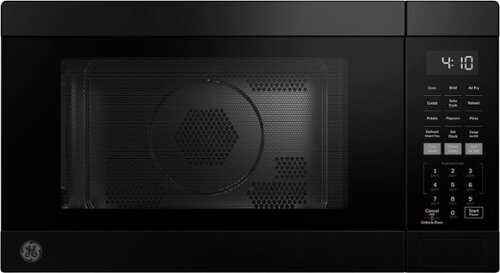 Rent to own GE - 1.0 Cu. Ft. Countertop Convection Microwave with Sensor Cooking and Air Fry - Black