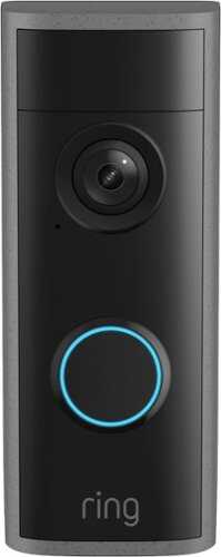 Rent to own Ring - Peephole Smart Cam 2K, Battery-Powered, renter-friendly surface install, replaces existing peephole. 1400x1400 - Speckled Gray