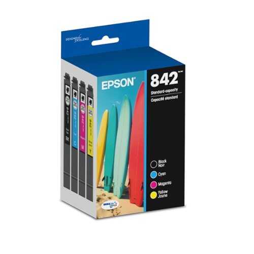 Rent to own Epson - 842 DURABrite Ultra Ink Standard Capacity Black & Color Combo Pack (T842120-BCS)
