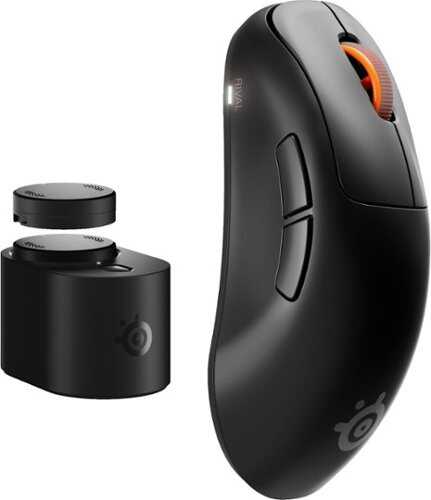 Rent to own SteelSeries - Rival Pro Mini Wireless Optical Ergonomic Gaming Mouse with 8K Polling – Ultra-Wideband/RF for PC - Wireless - Black
