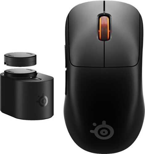 Rent to own SteelSeries - Sensei Pro Mini Wireless Optical Symmetrical Gaming Mouse with 8K Polling – Ultra-Wideband/RF for PC - Wireless - Black