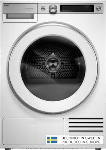 Rent to own Asko - 5.2 cu. ft. Stackable Electric Vented Dryer - Butterfly Drying System, Soft Drum Technology, 20 Programs – - White