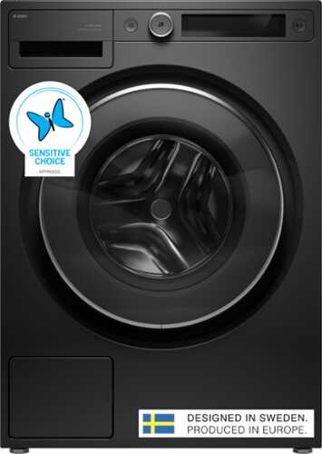 Rent to own Asko - 2.8 Cu.Ft. High-Efficiency Front Load Washer, Auto Dose, Steel Seal, 24.3 lb capacity, 1400 RPM max spin, Stackable - Graphite Black
