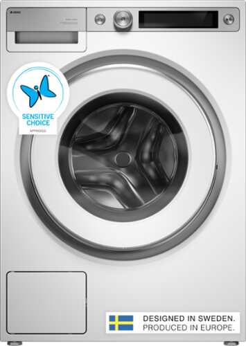 Rent to own Asko - 2.8 Cu.Ft. High-Efficiency Front Load Washer, Auto Dose, Steel Seal, 26.5 lb capacity, 1400 RPM max spin, Stackable - White