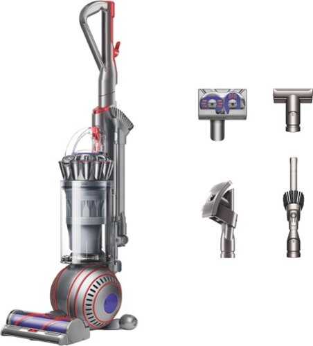Rent to own Dyson - Ball Animal 3 Extra Corded Upright Vacuum with 5 Accessories - Nickel / Silver