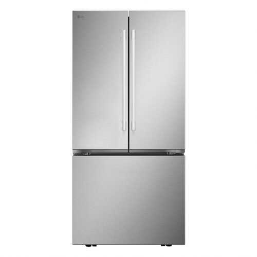 Rent to own LG - 33-in Wide Counter-Depth MAX 20.8 Cu. Ft Smart French Door Refrigerator with Factory Installed Ice Maker - Stainless Steel