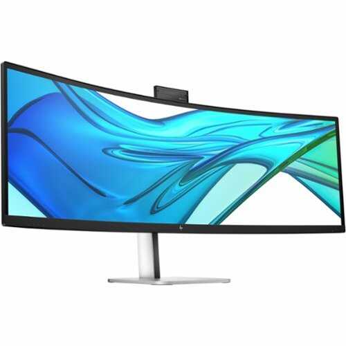 Rent to own HP - 49" VA LED Curved 165Hz Monitor (USB, HDMI) - Black, Silver, Dual Color