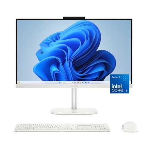 Rent to own HP - OmniStudio 23.8" WLED Touchscreen All-in-One with Adjustable Height - Intel Core 5 315 (2026) - 8GB Memory - 512GB SSD - Cotton White