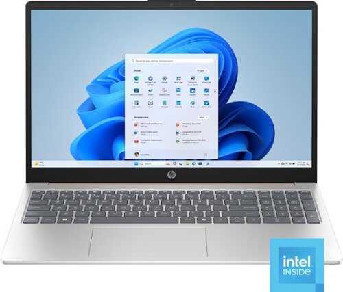 Rent to own HP - 15.6" Laptop - Intel N100 Processor - 4GB Memory - 128GB Storage - Pale Rose Gold